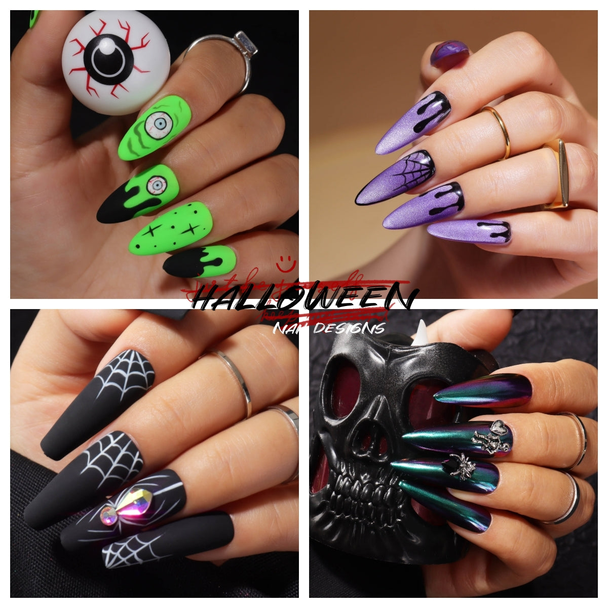 12 Halloween Nail Designs To Recreate At Home–Easy & Stylish Inspiration