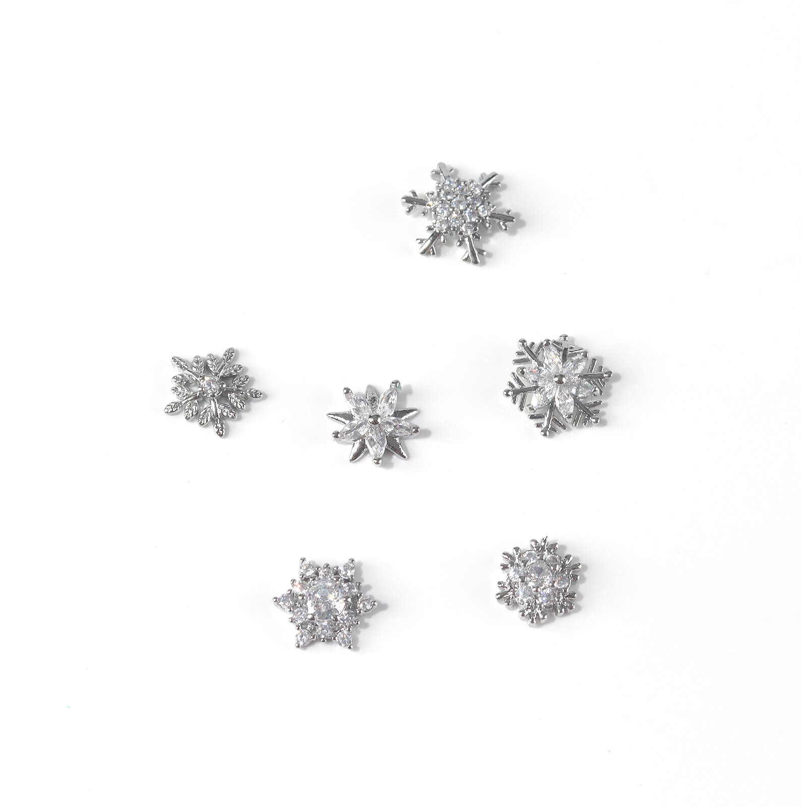 Snowflake Rhinestone Charms