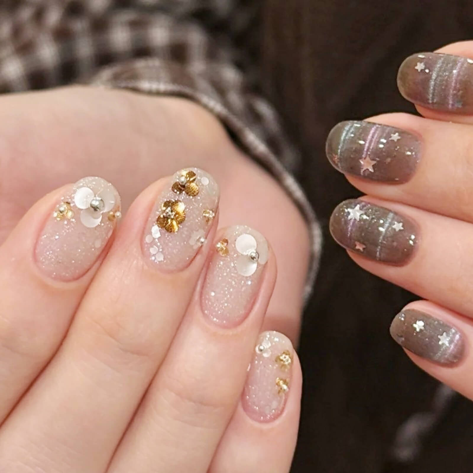 12-grid-round-dot-nail-glitter-paillettes-nail-art