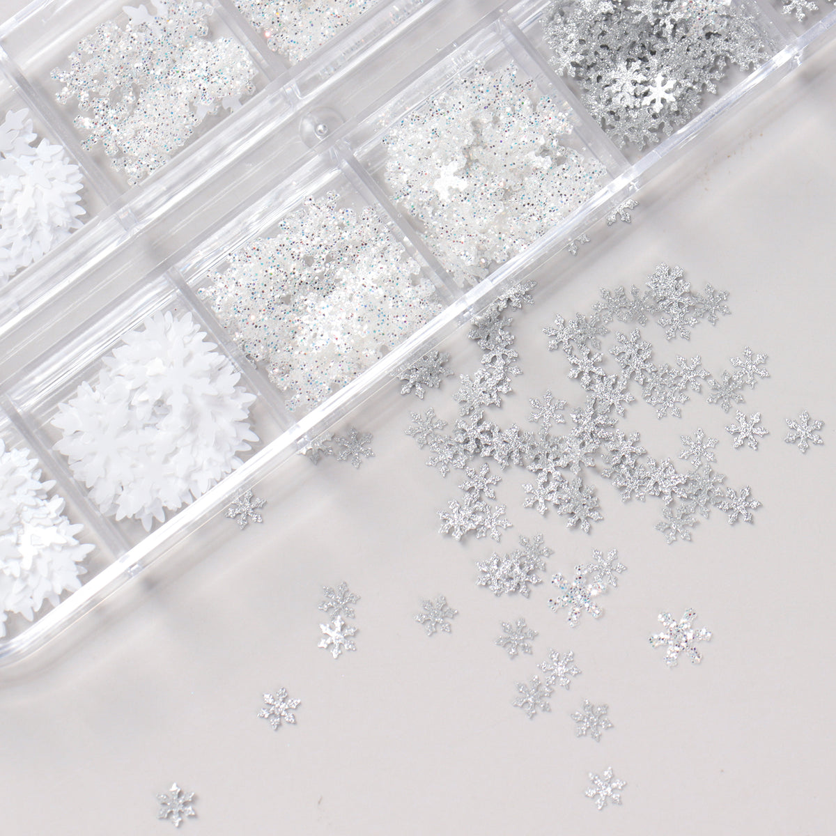 Snowflake Nail Glitters