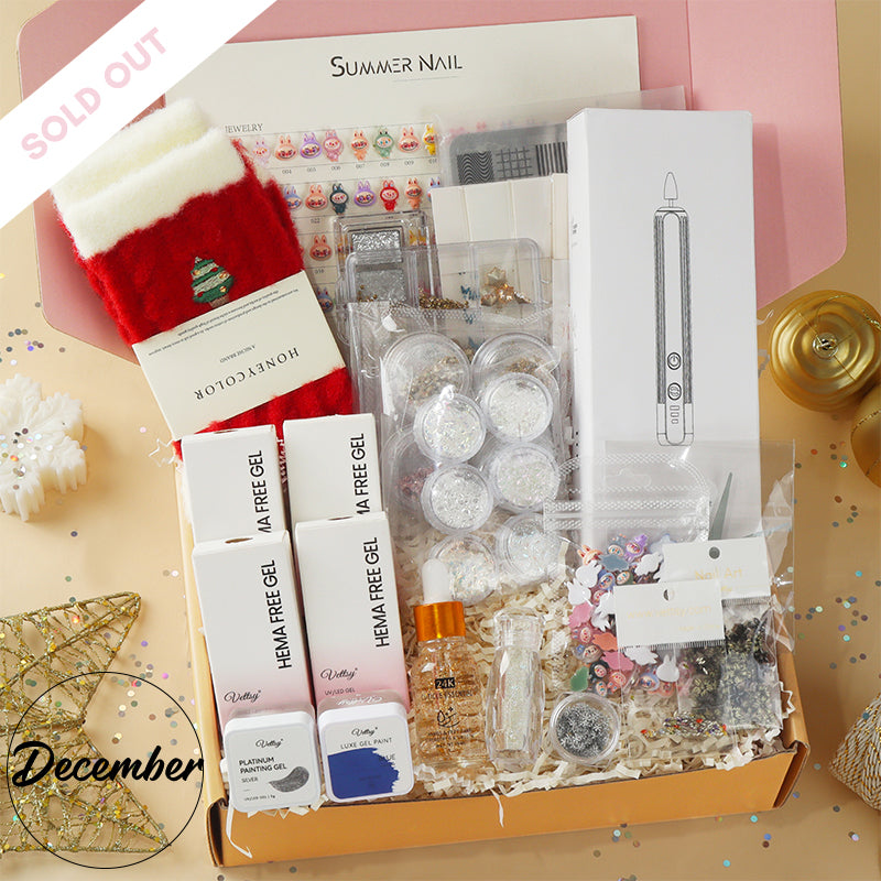 Monthly Subscription Nail Box-Deluxe