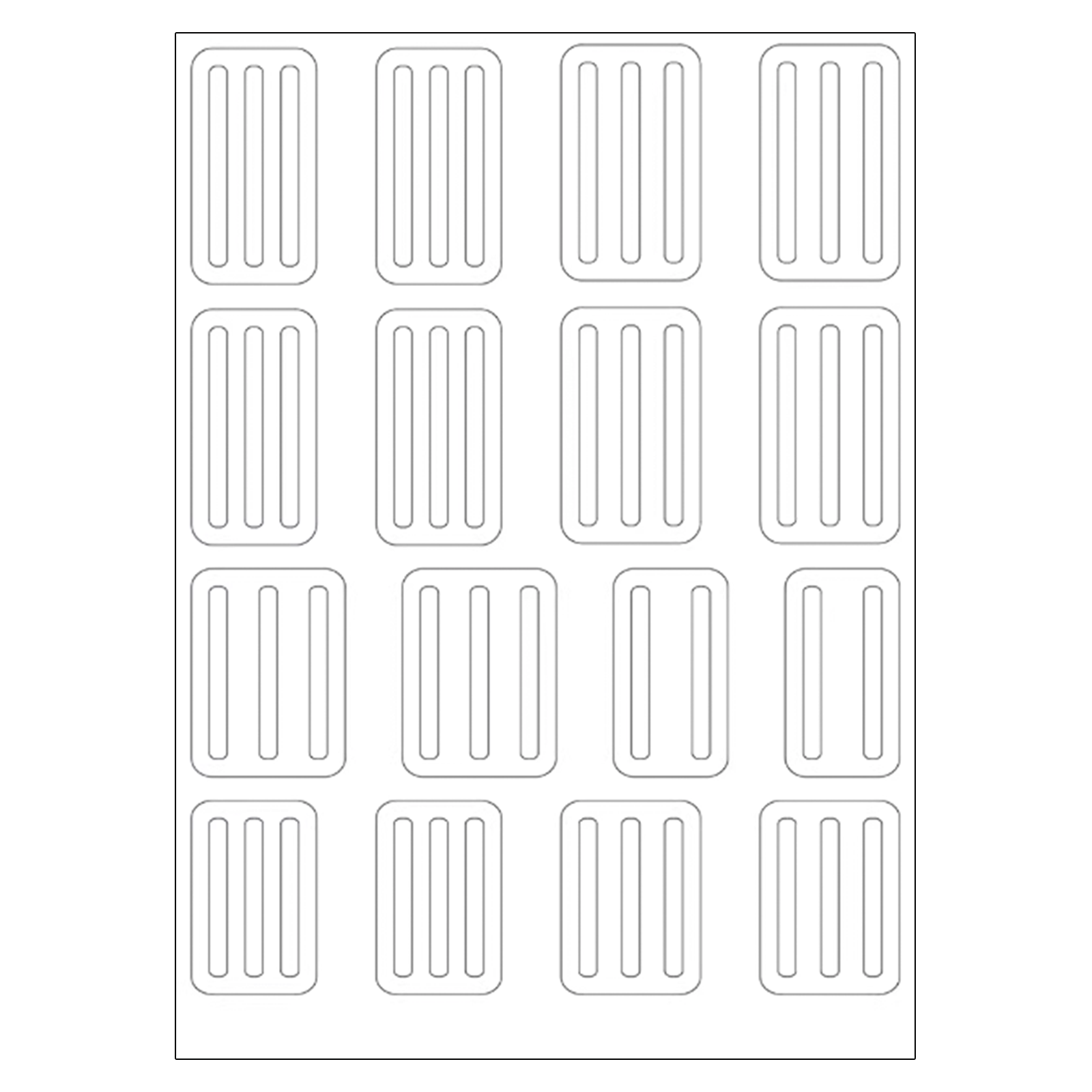 French Tip Guide Sticker Pro