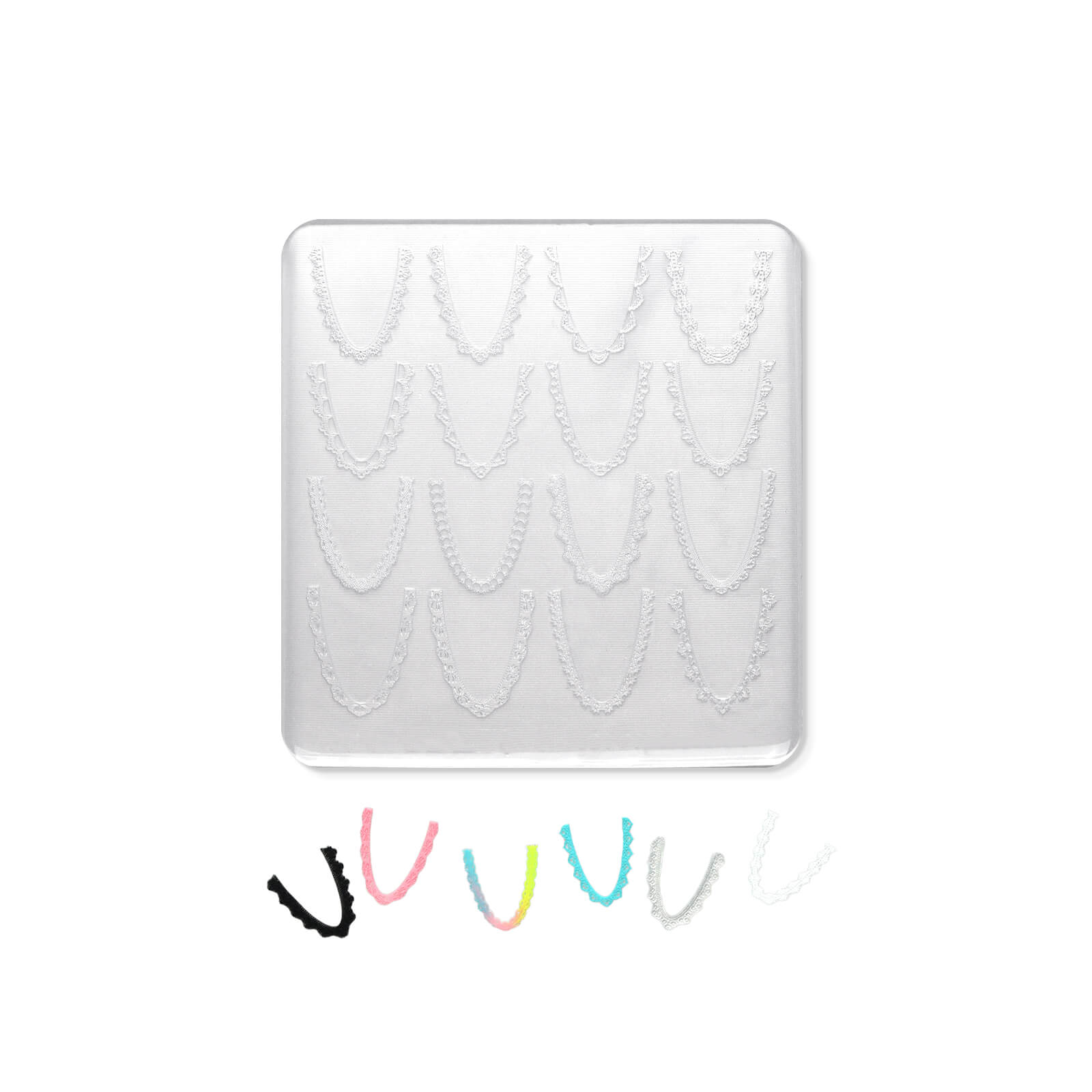 3D Nail Art Mold-Lace French