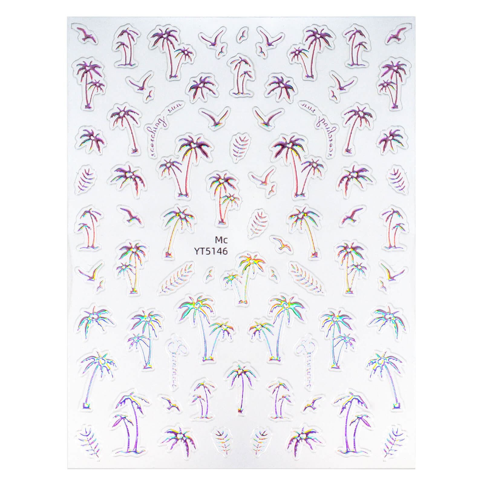 Nail Stickers-Palm Tree