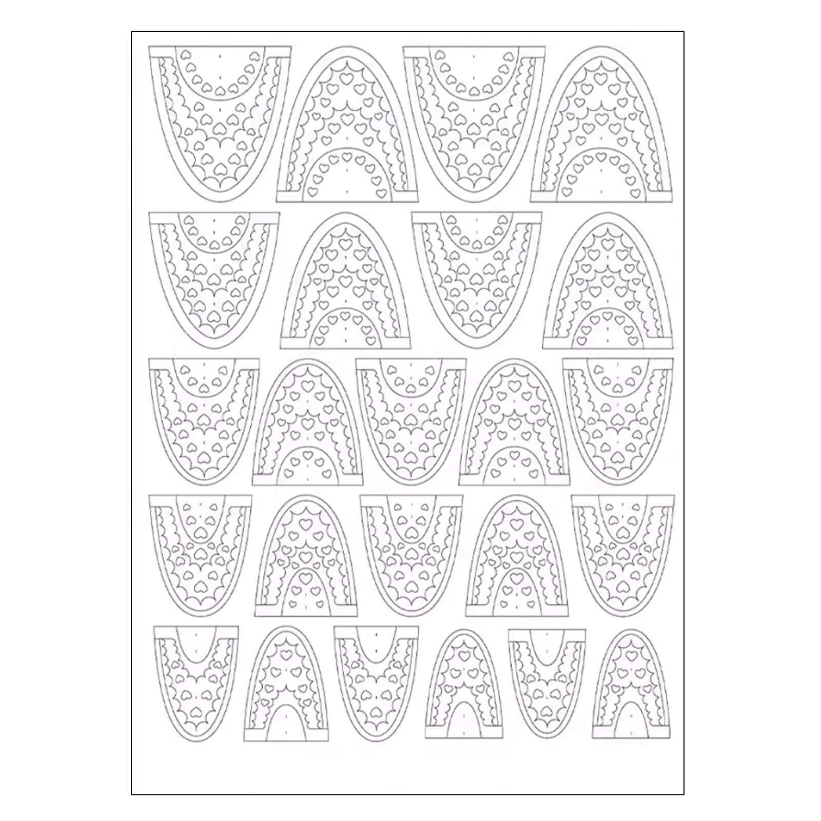 French Tip Guide Sticker Pro