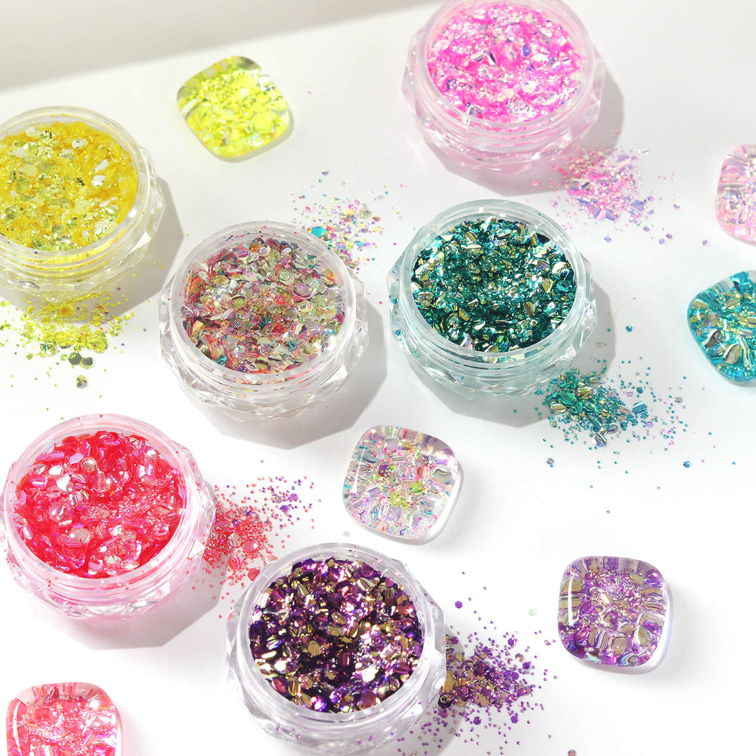 Bubble Glitter Set-Neon