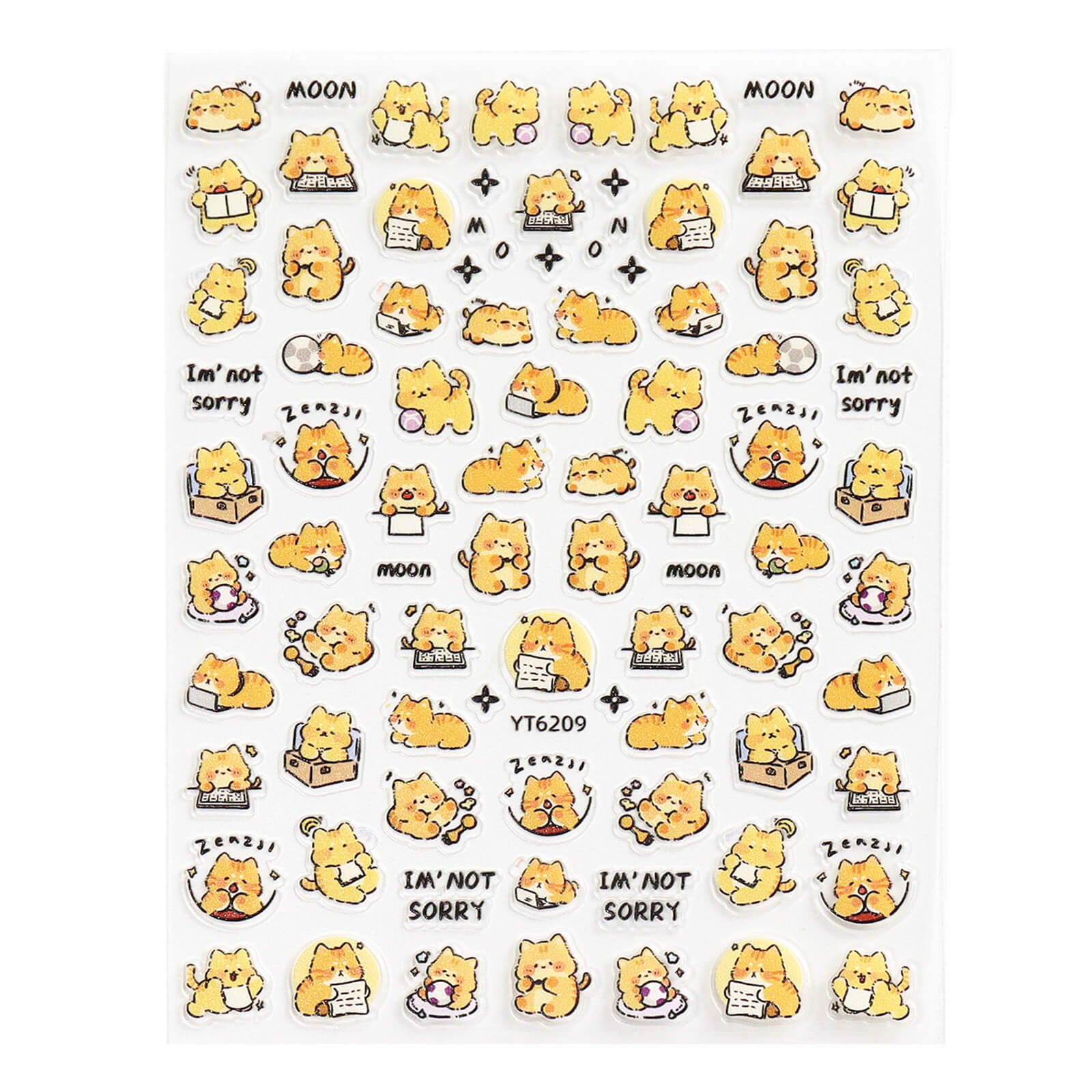5D Nail Sticker-Animals