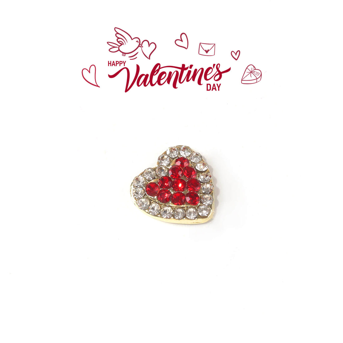 Valentine Rhinestone Charm