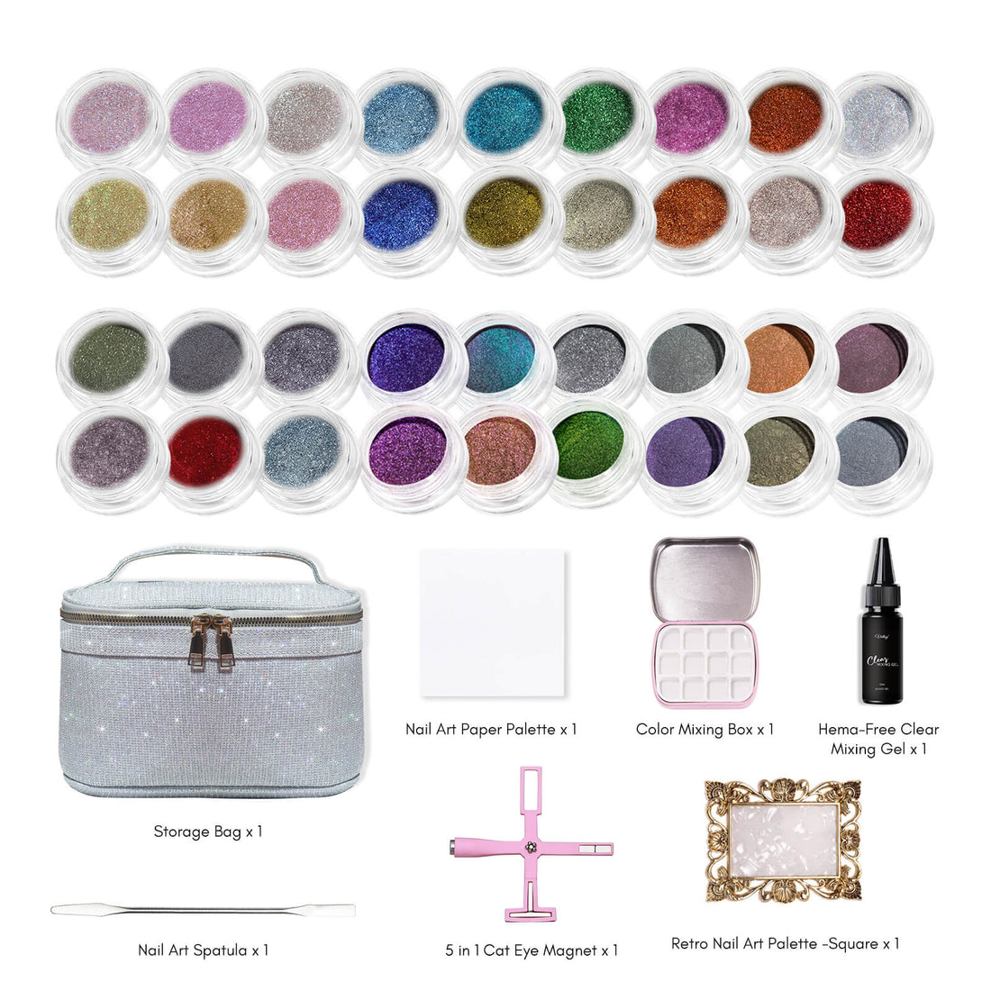 36pcs-cat-eye-pigments-full-kit-contents-display