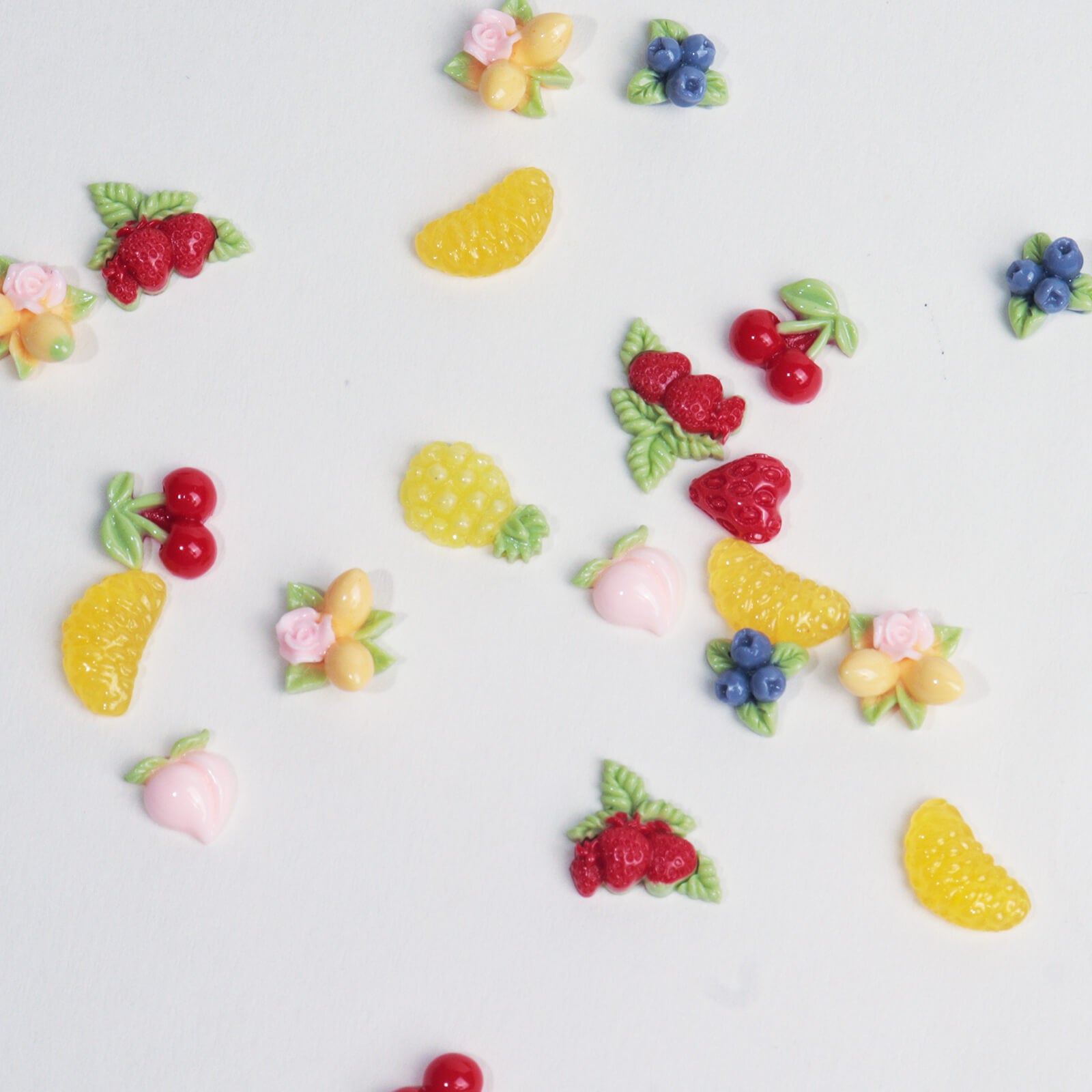 Fruit Nail Charms Set