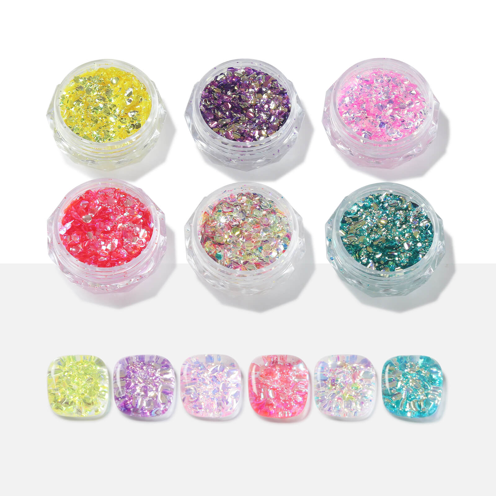 Bubble Glitter Set-Neon