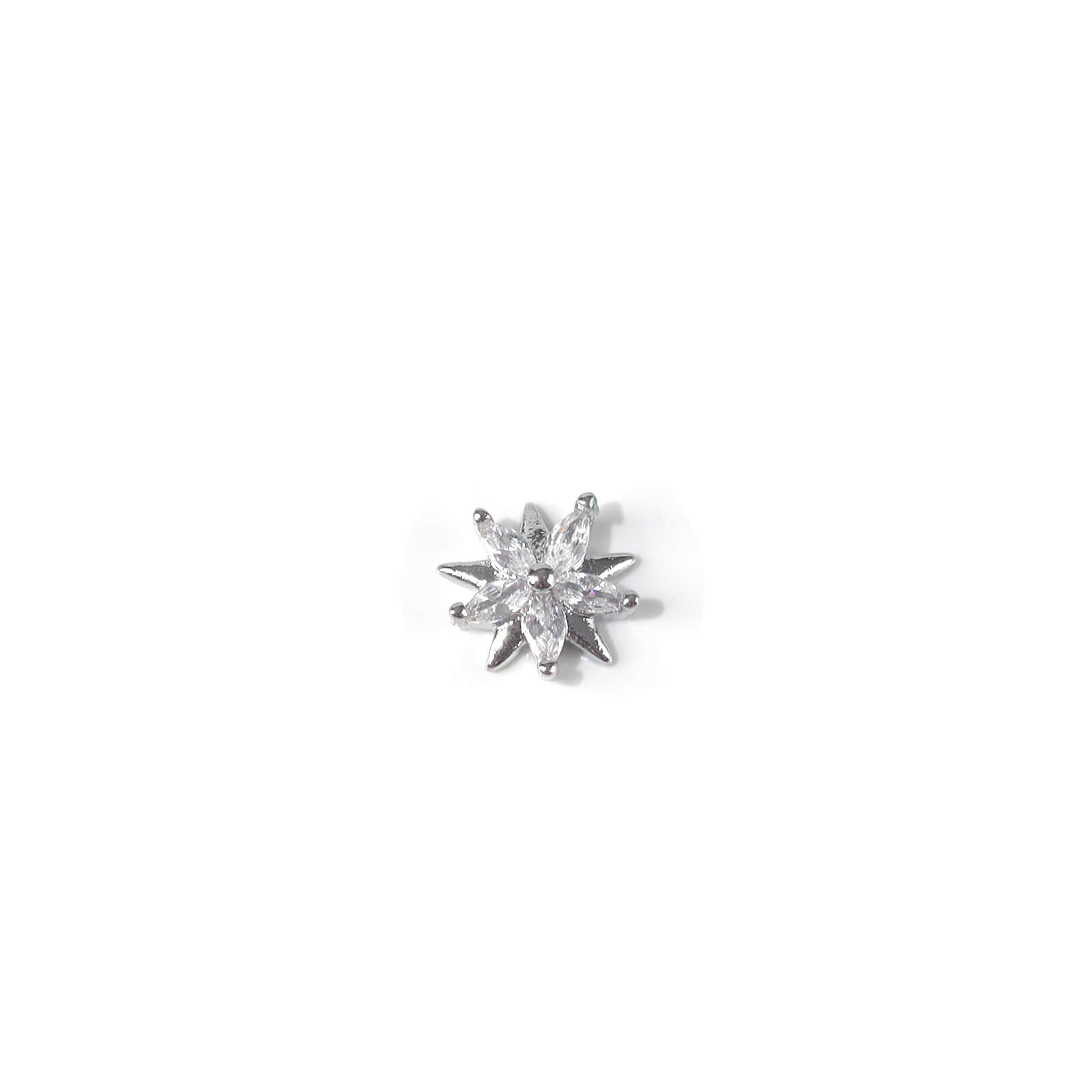 Snowflake Rhinestone Charms