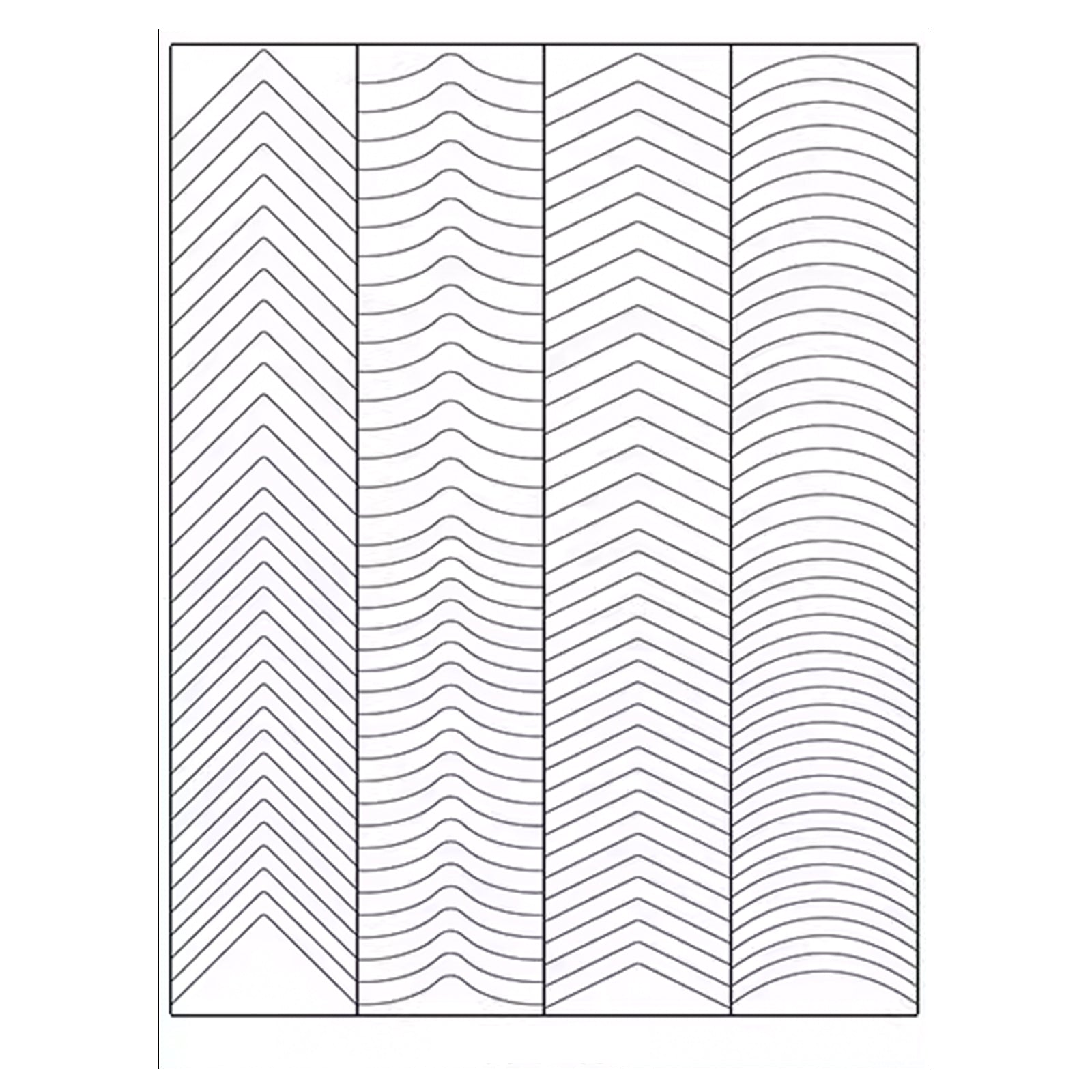 French Tip Guide Sticker Pro