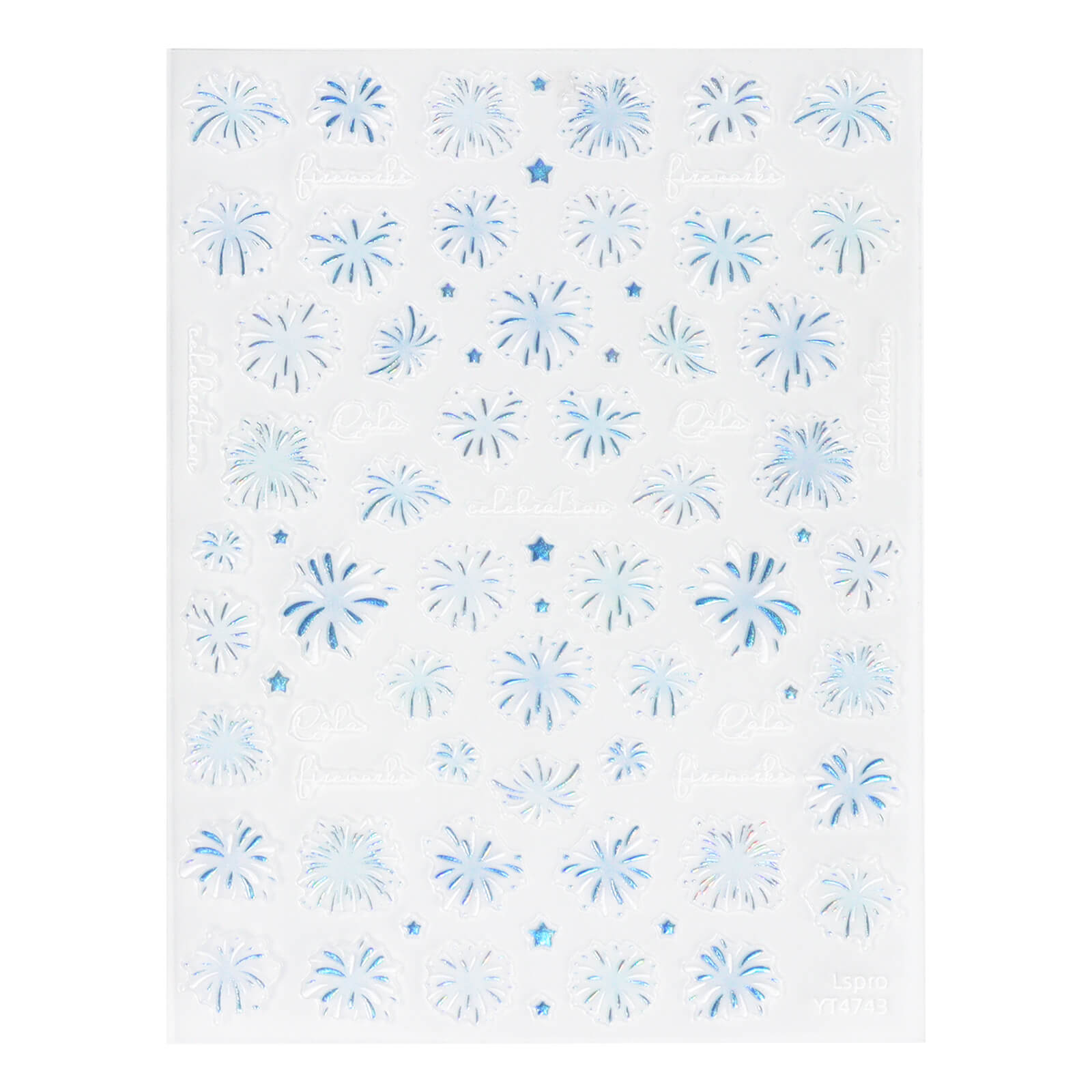 5D Nail Sticker-Firework