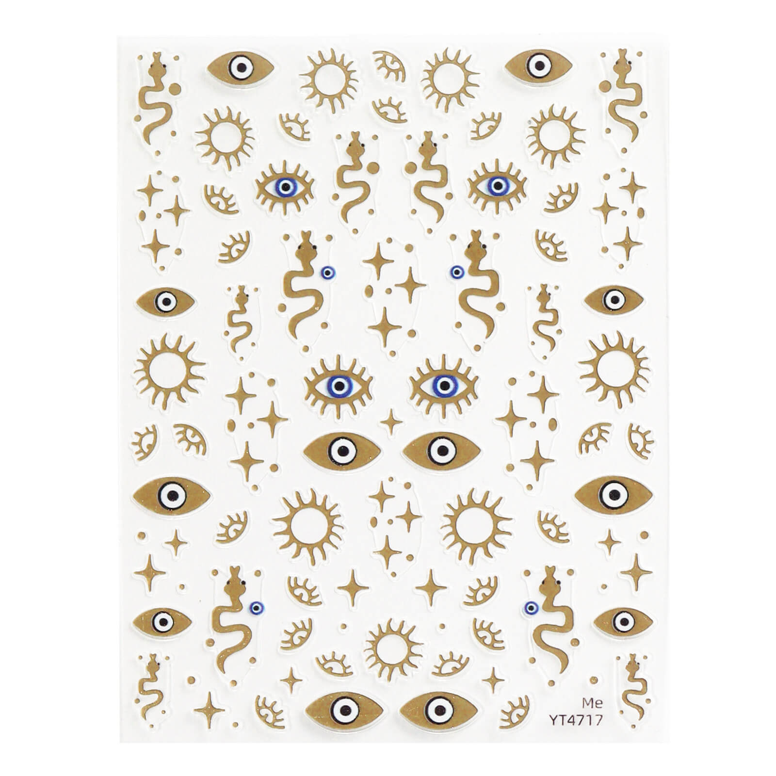 Nail Sticker-Gold Art
