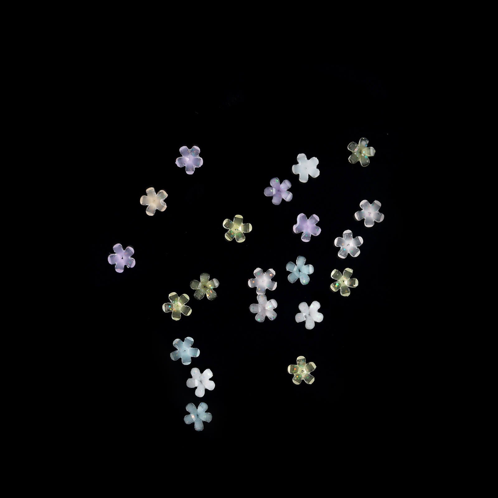 50pcs-mini-glitter-jelly-flower-nail-charms