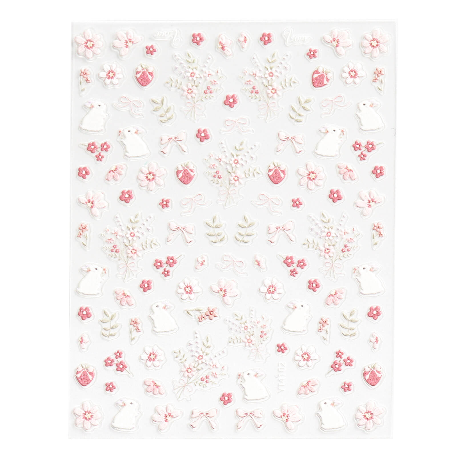 5D-Self-adhesive-Nail-Art-Stickers-bunny-flowers