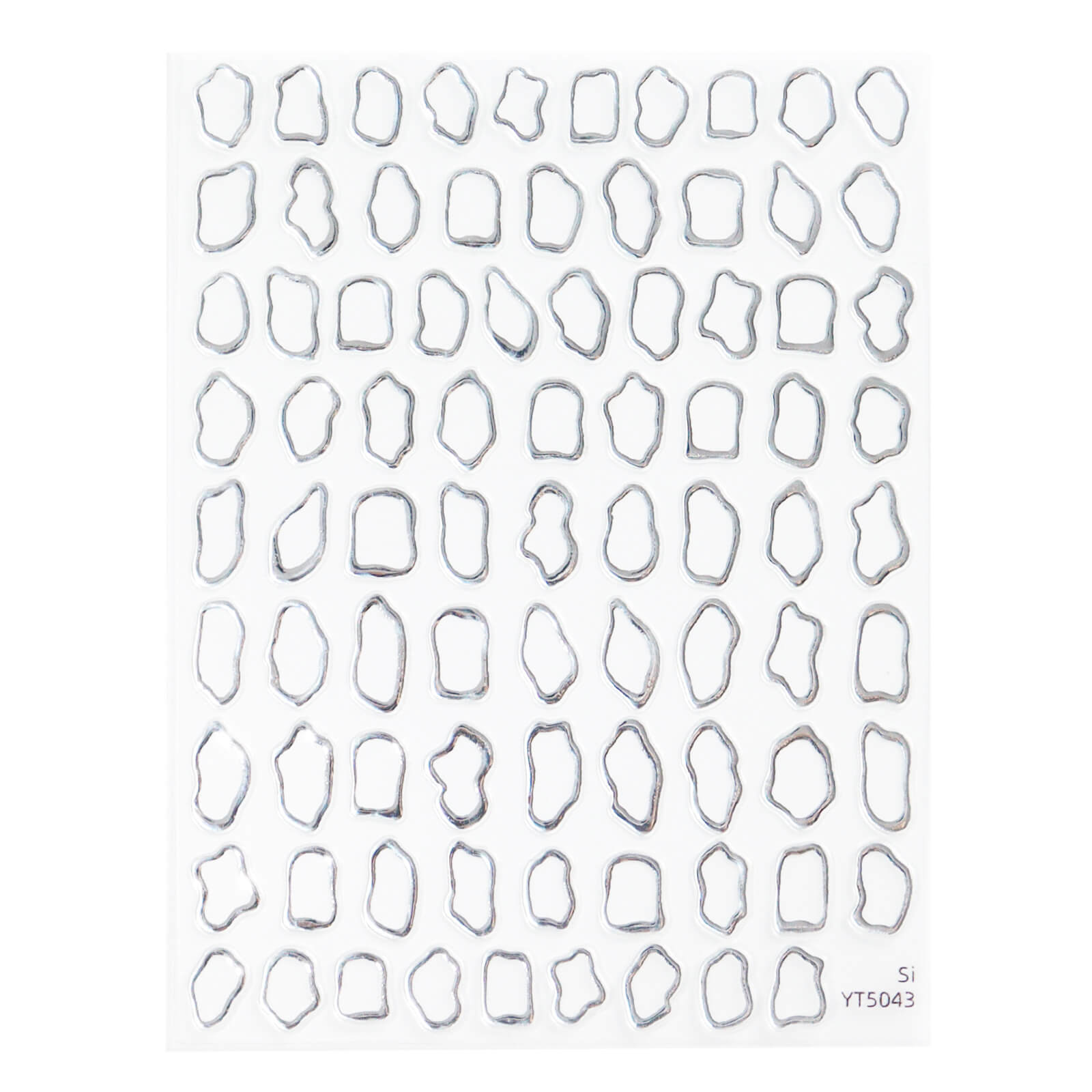 5D-Self-adhesive-Nail-Art-Stickers-silver-frames