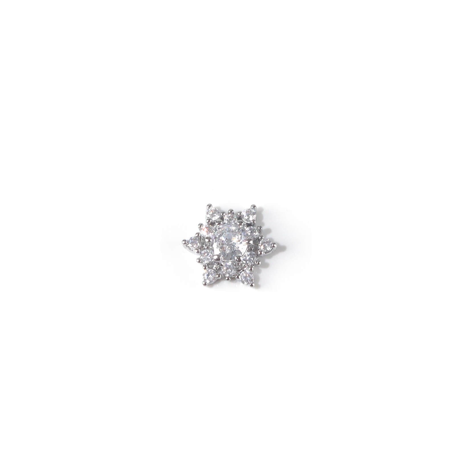 Snowflake Rhinestone Charms