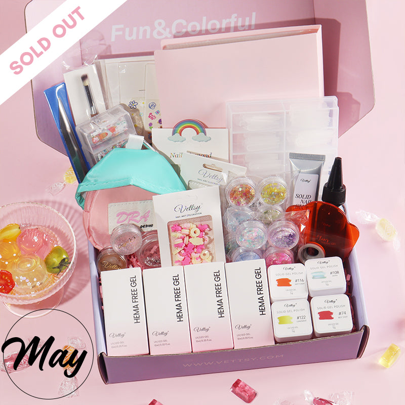 Monthly Subscription Nail Box-Deluxe