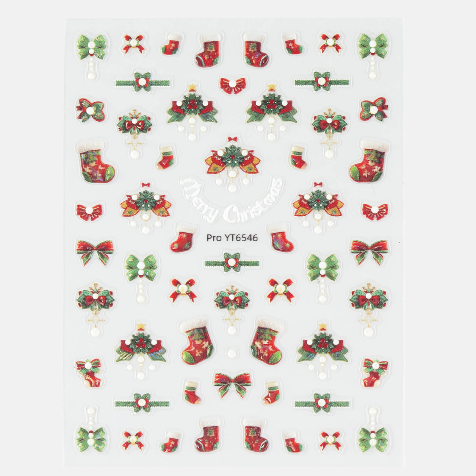 5D XMAS & Snow Nail Sticker
