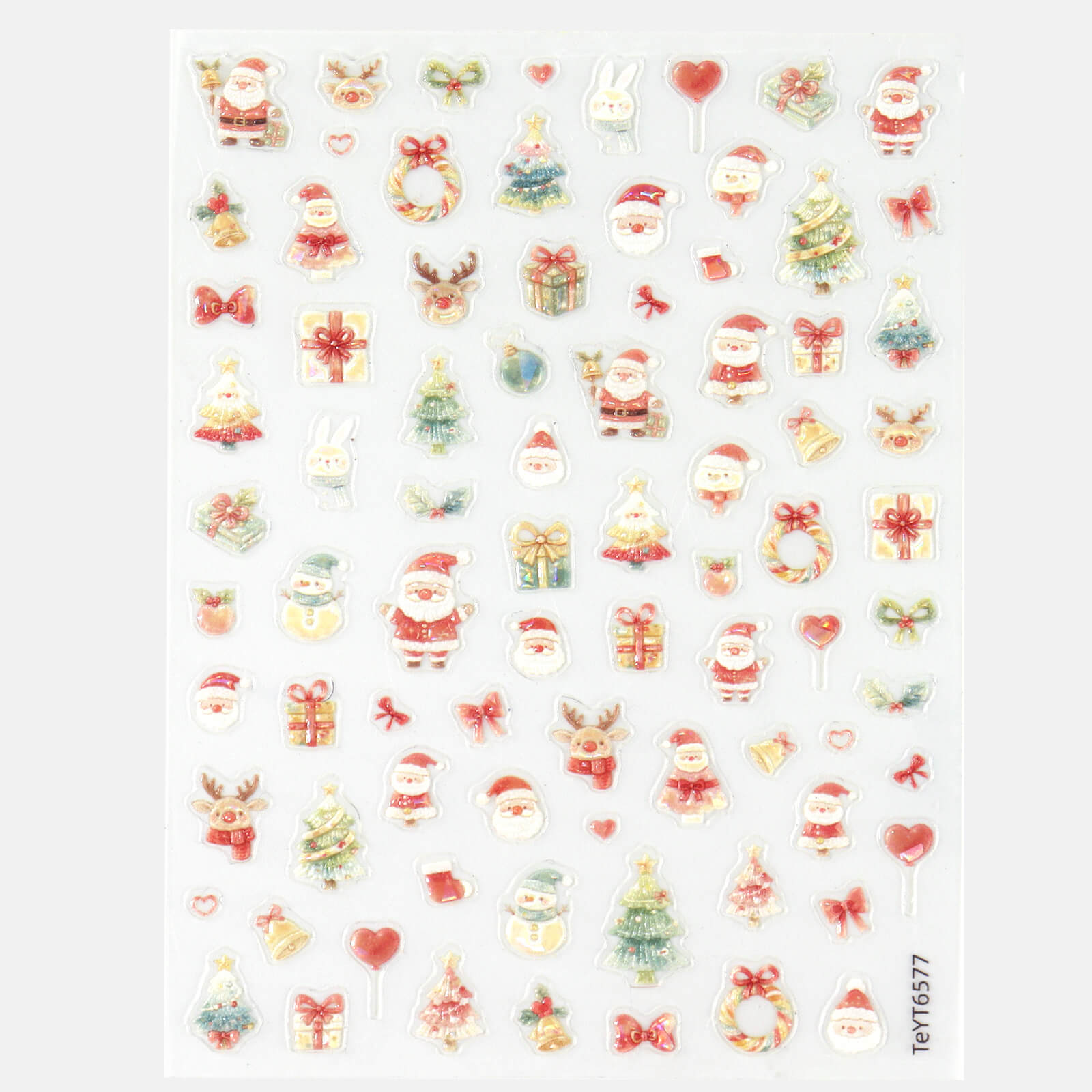 5D XMAS & Snow Nail Sticker