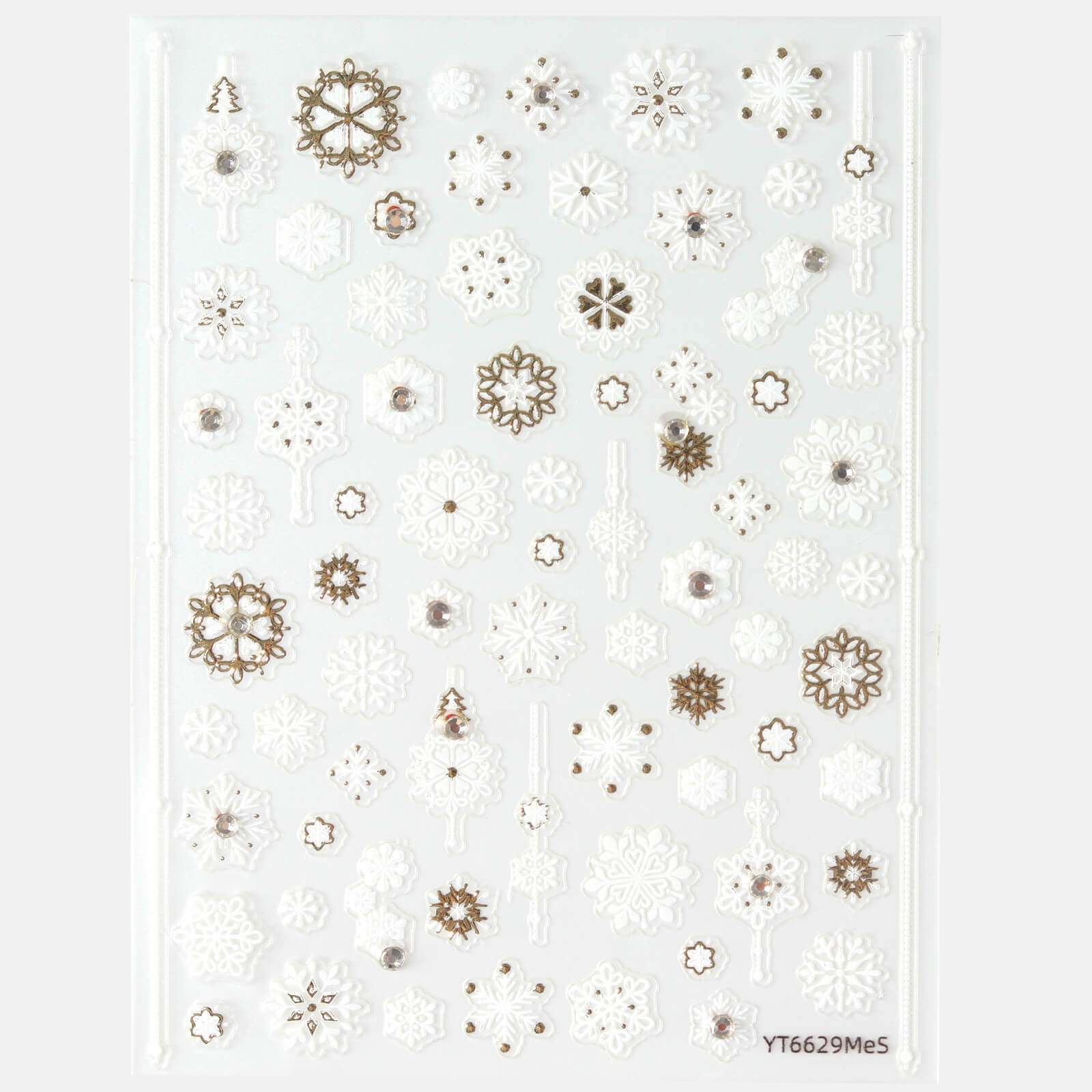 5D XMAS & Snow Nail Sticker