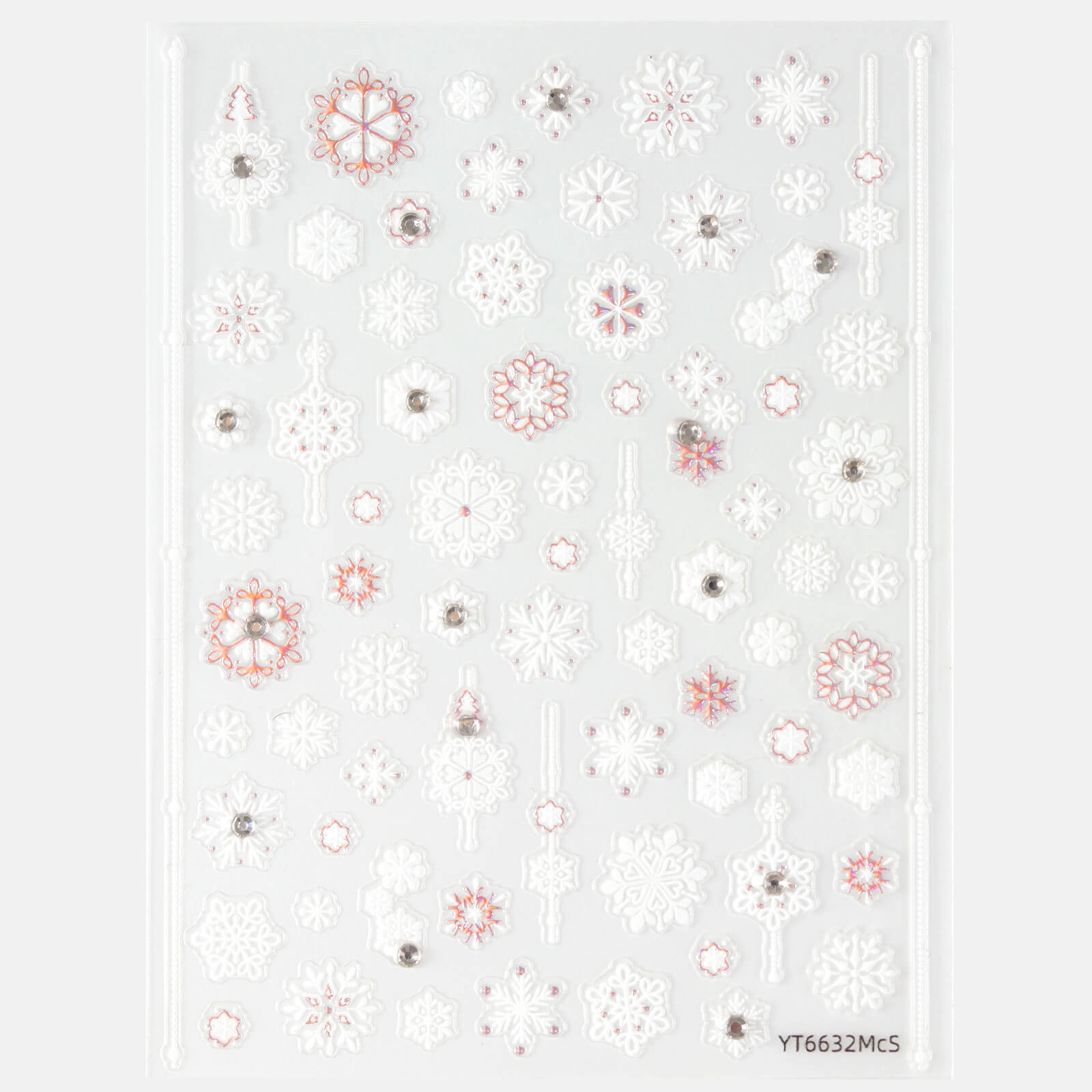 5D XMAS & Snow Nail Sticker
