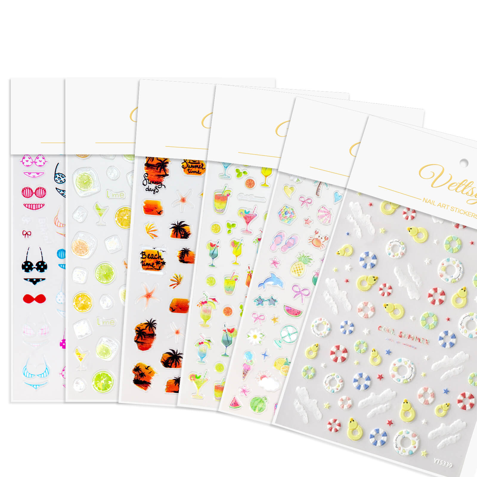 Nail Stickers-Beach Vacation