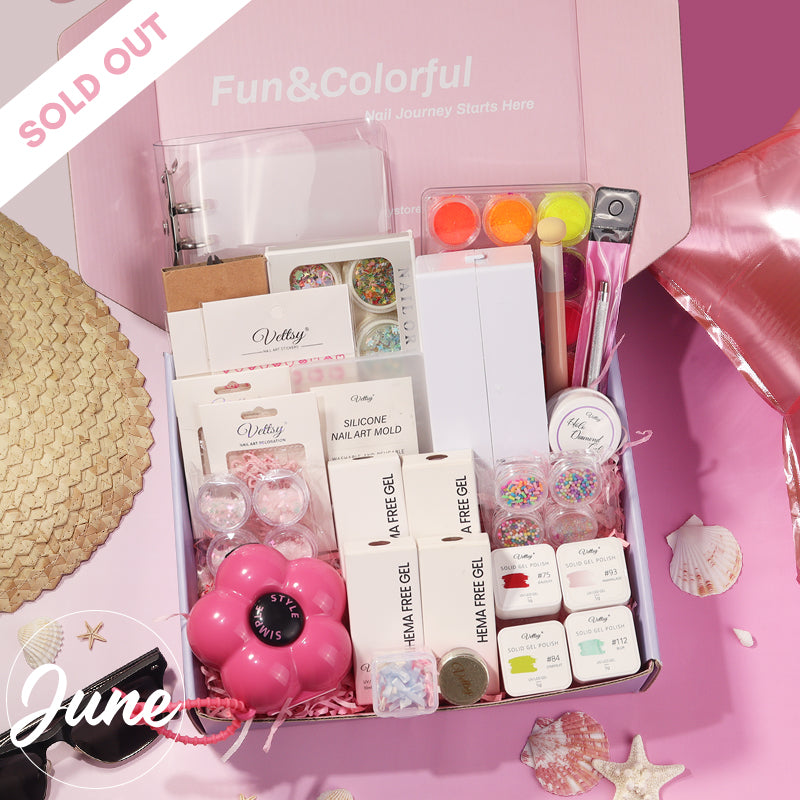 Monthly Subscription Nail Box-Deluxe