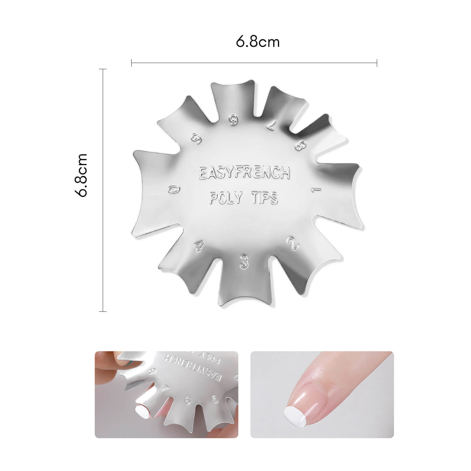 French Tips Guide Plate B