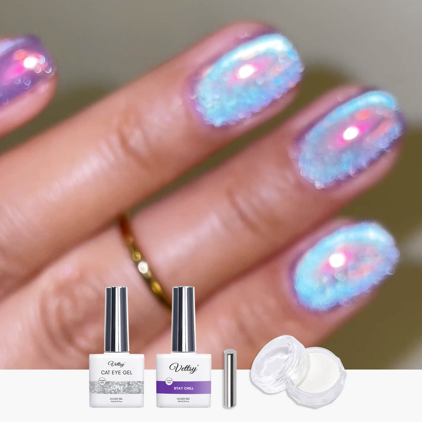 Aurora-Grape-cat-eye-nail-art-set
