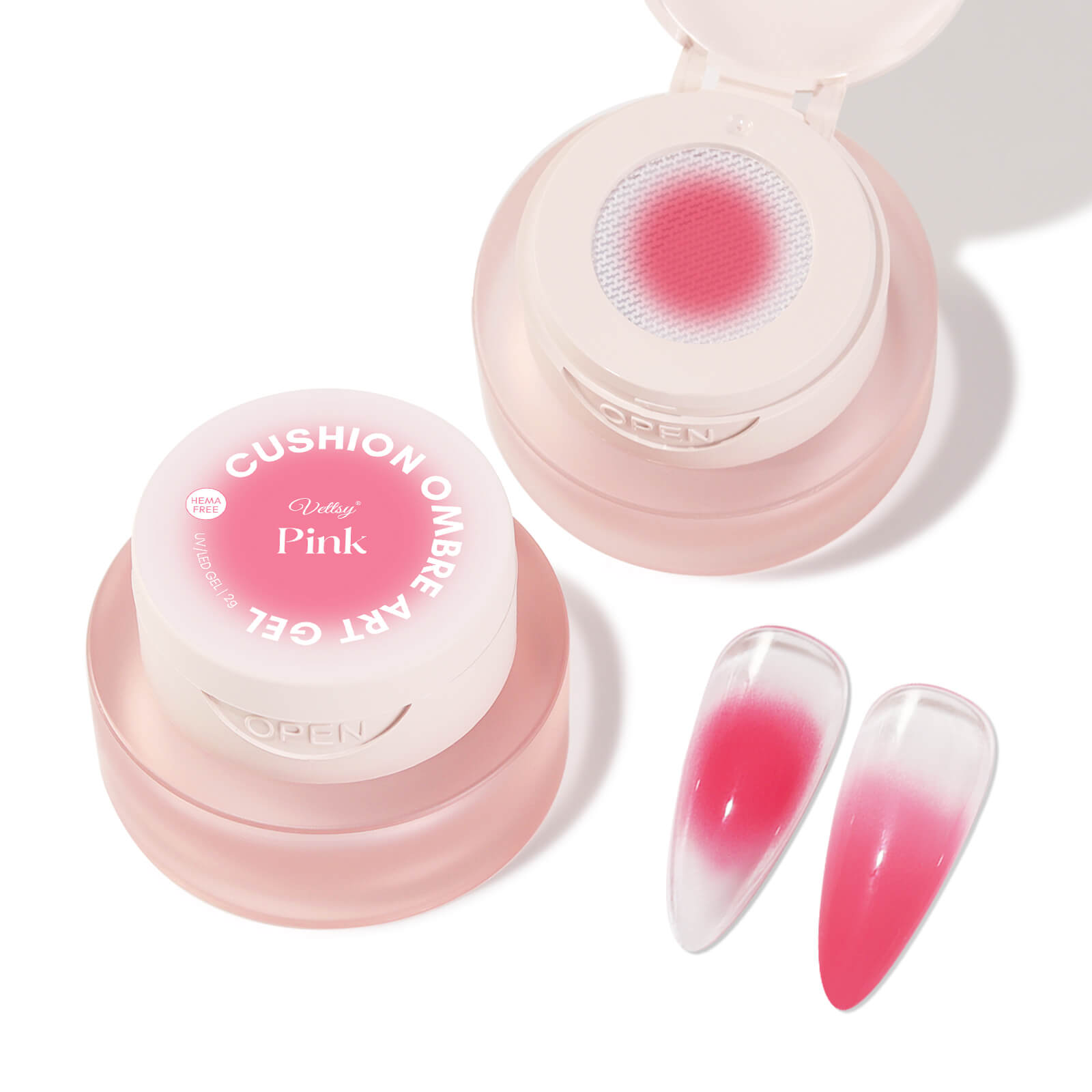 Cushion-Ombre-Art-Gel-pink-color