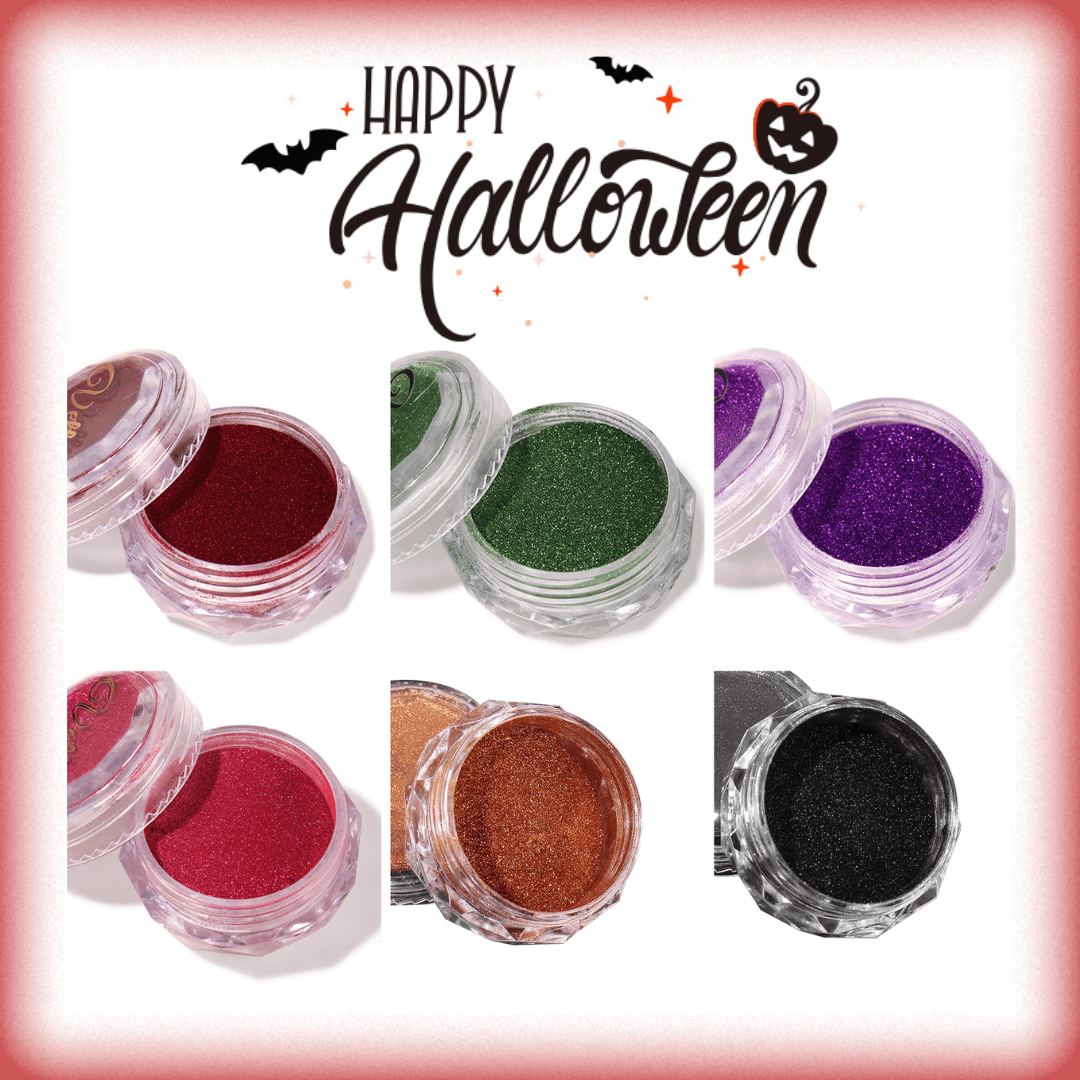 Halloween-nail-art-chrome-powder-6pcs-set