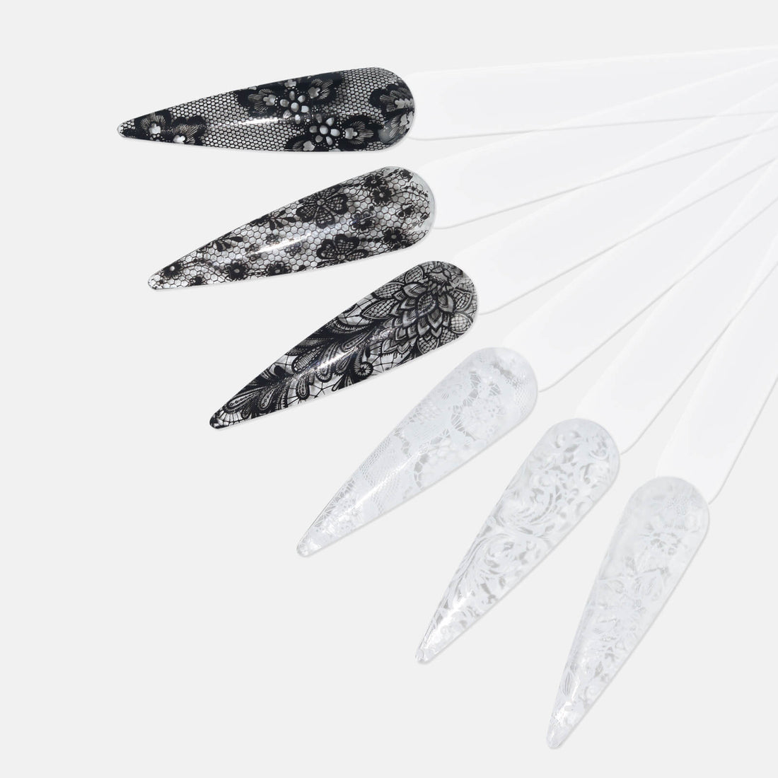 Nial-art-transfer-foil-set-black-white-lace