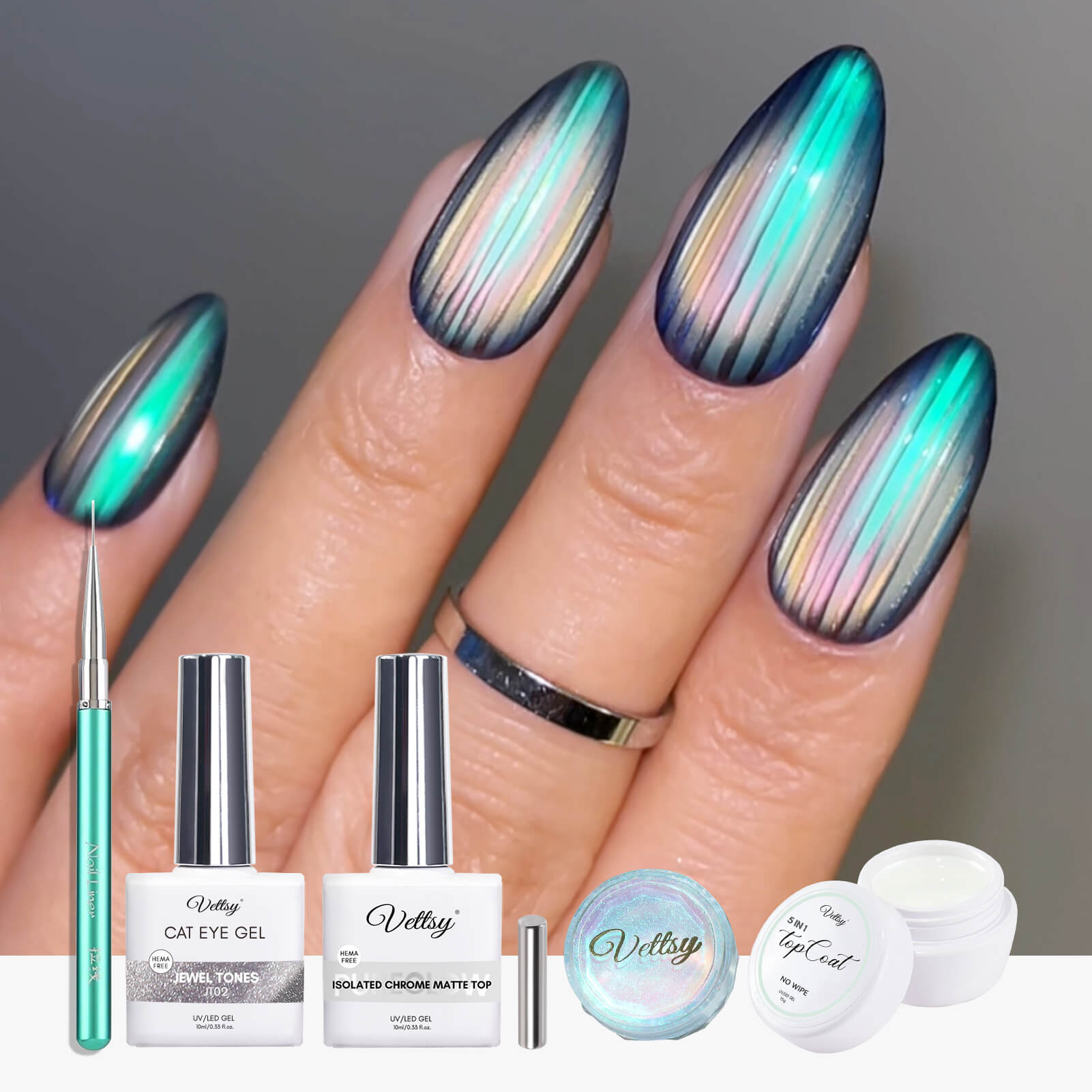 IG Nail Trend Set-Ribbed Glass