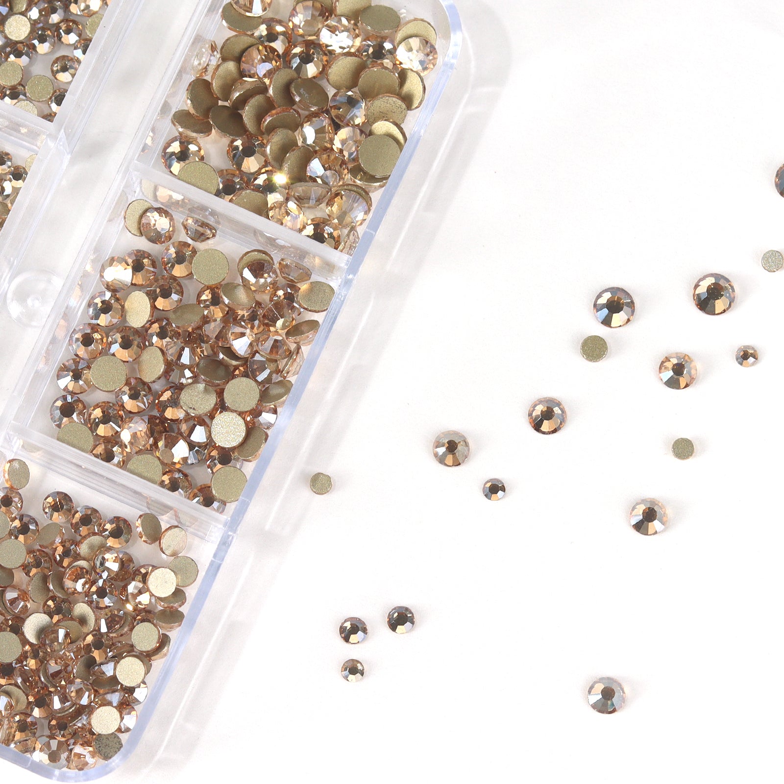 Round-rhinestone-6-grid-set-Champagne-detail-show