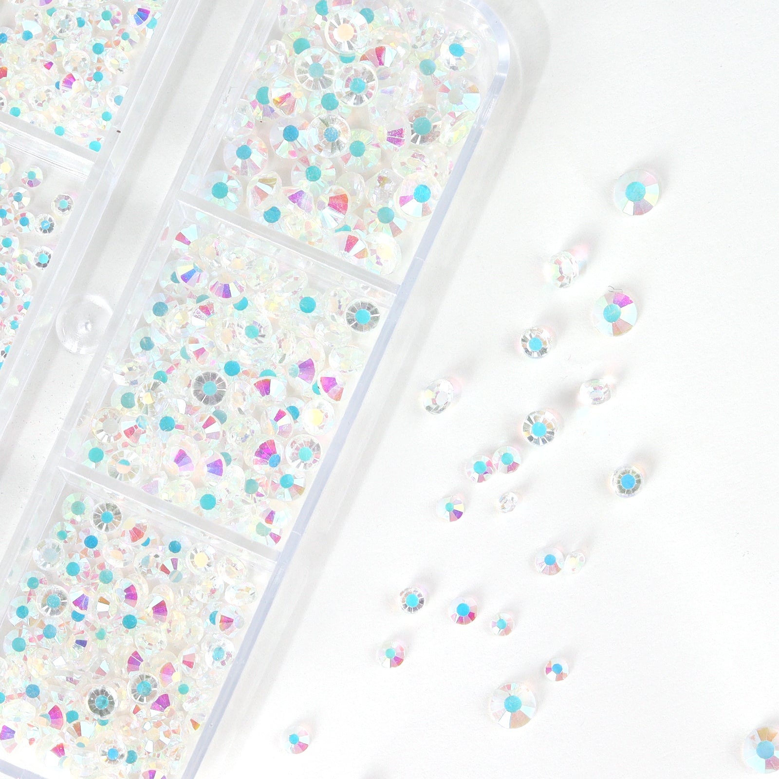 Round-rhinestone-6-grid-set-aurora-detail-show