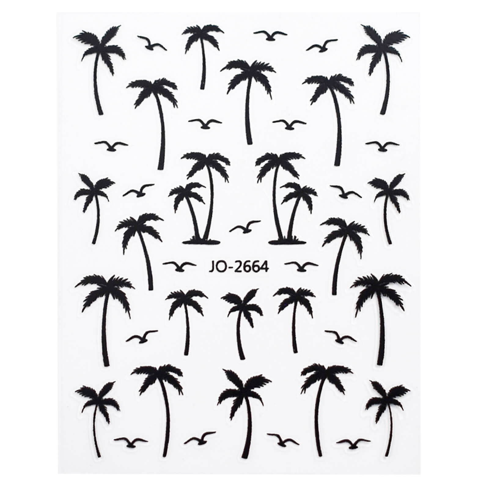 Self-adhesive-Nail-Art-Stickers-Palm-Tree-black