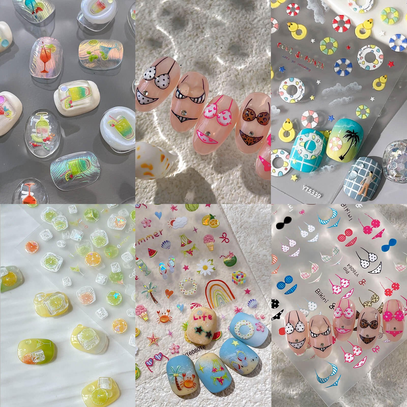 Nail Stickers-Beach Vacation