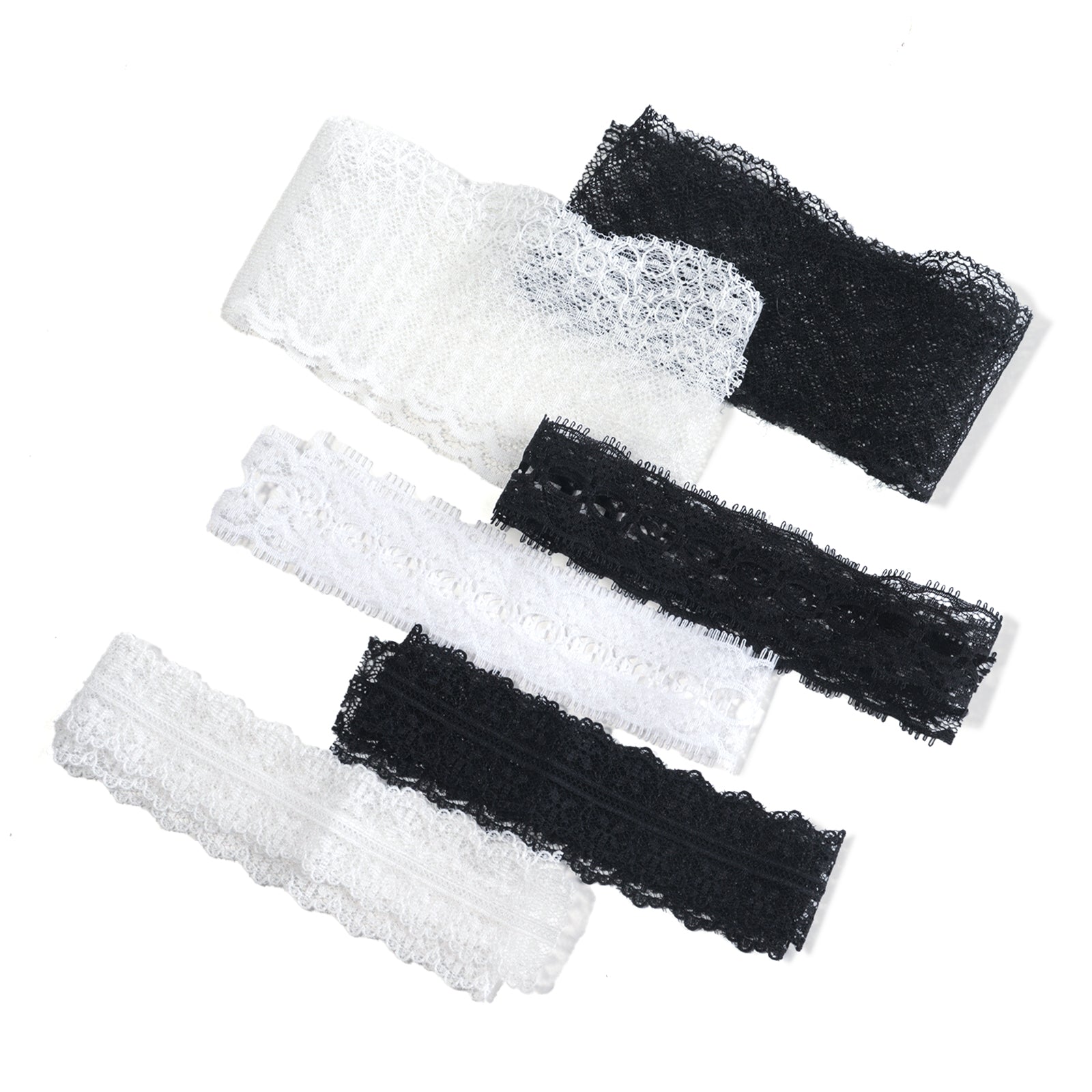 black-white-nail-art-lace-set