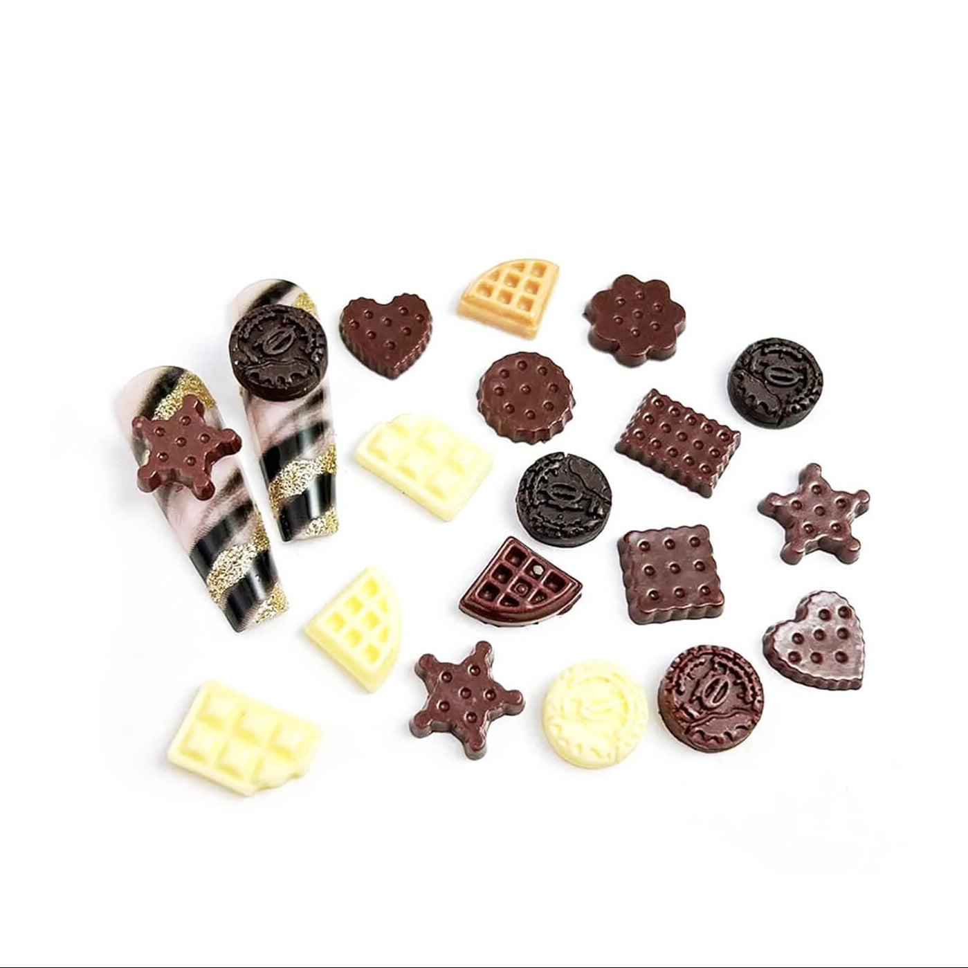 chocolate-cookie-nail-charms