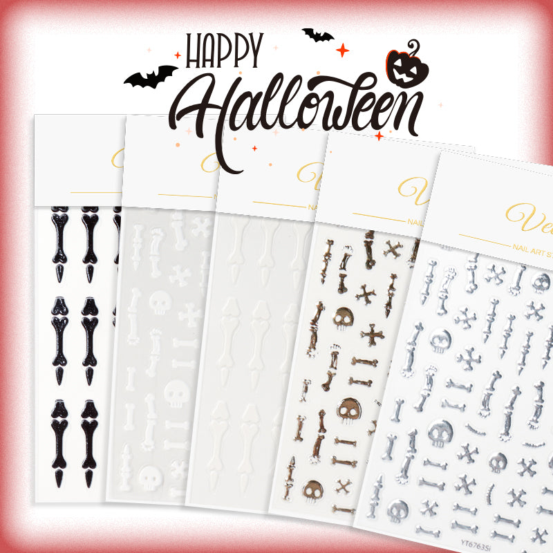 Nail Sticker Set-Skeleton
