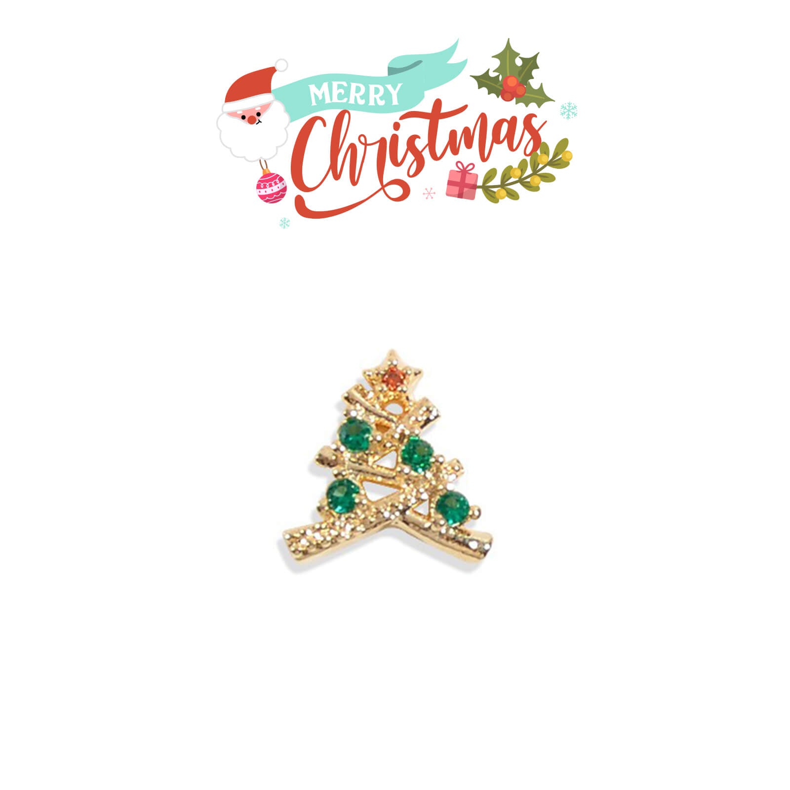 Christmas Tree Rhinestone