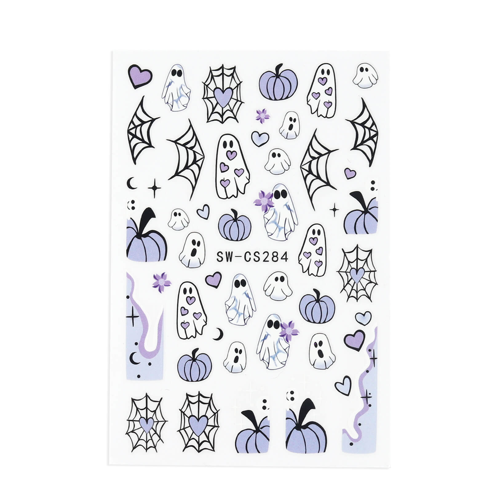 halloween-nail-sticker-colorful-ghost-spiderweb