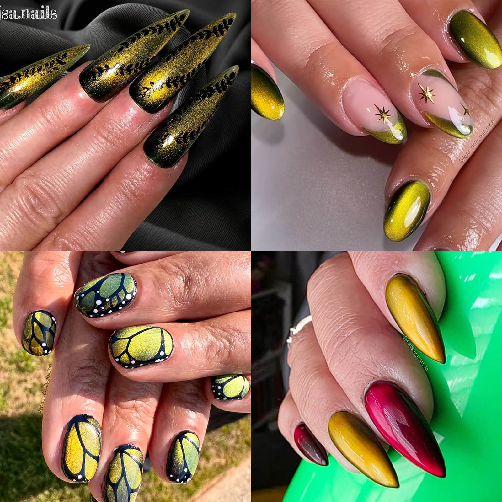 Hema-Free Jewel Tones Cat Eye-JT05