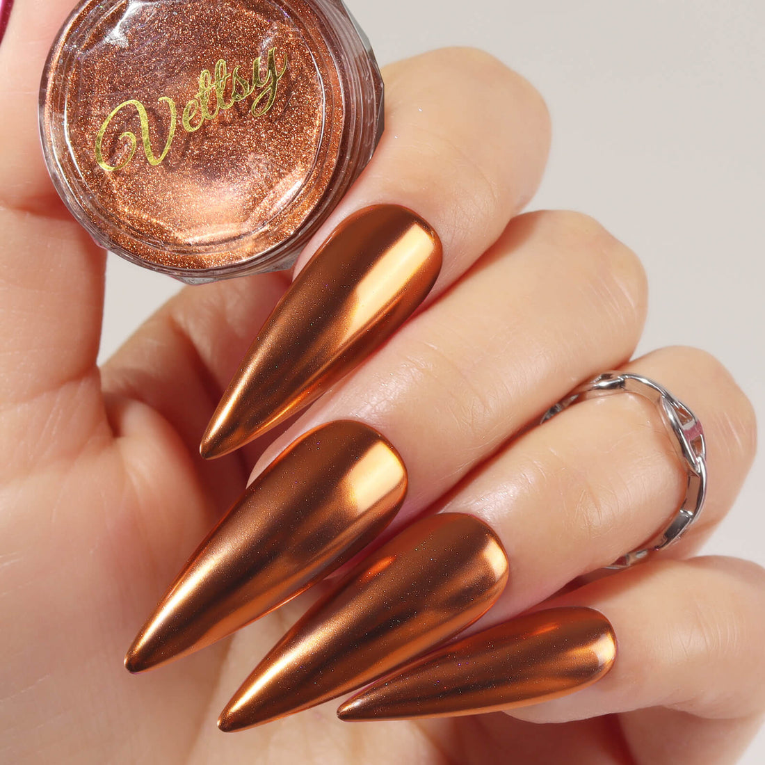 metal-chrome-nail-powder-orange-show