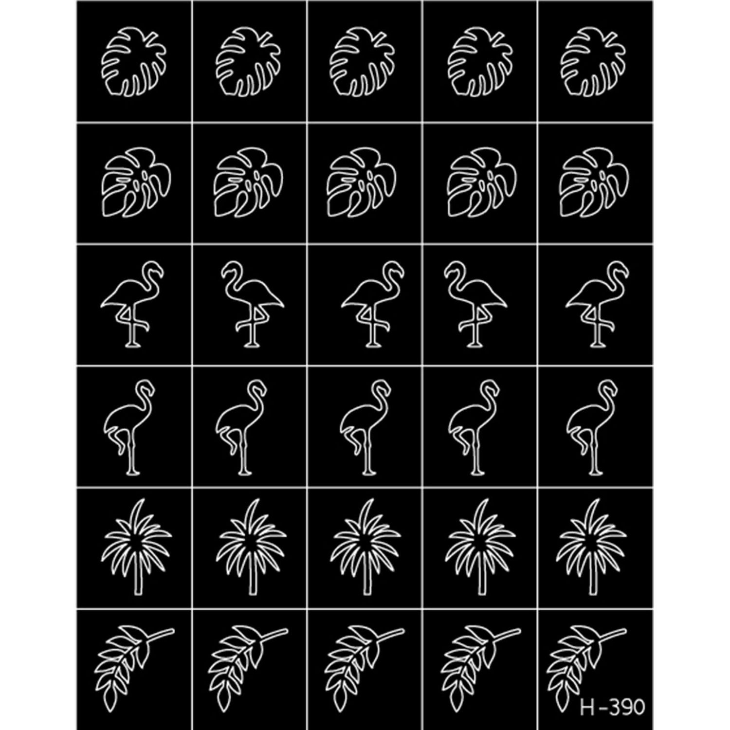 nail-art-sticker-spray-stickers-hollow-forest