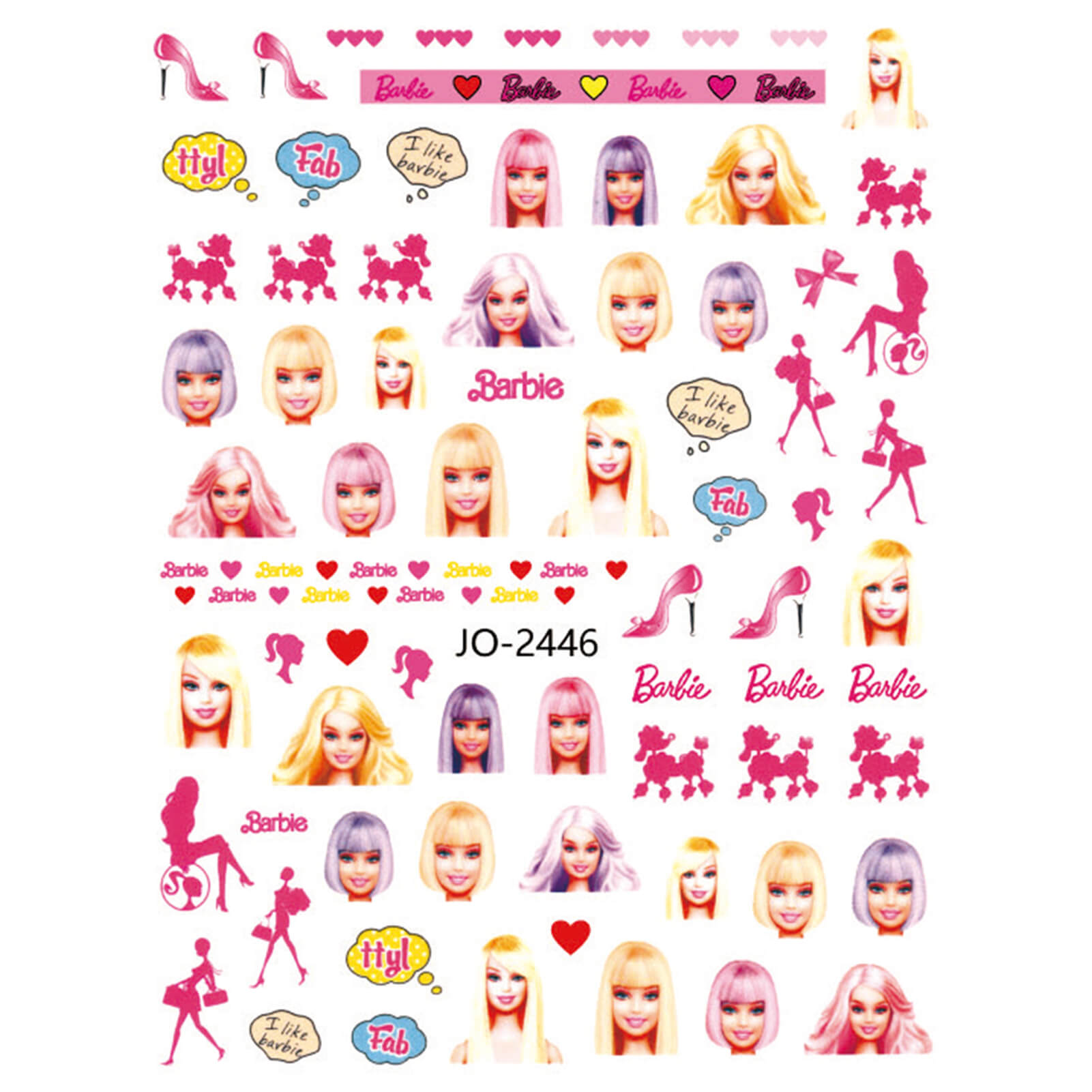 nail-art-stickers-barbie-doll-2446
