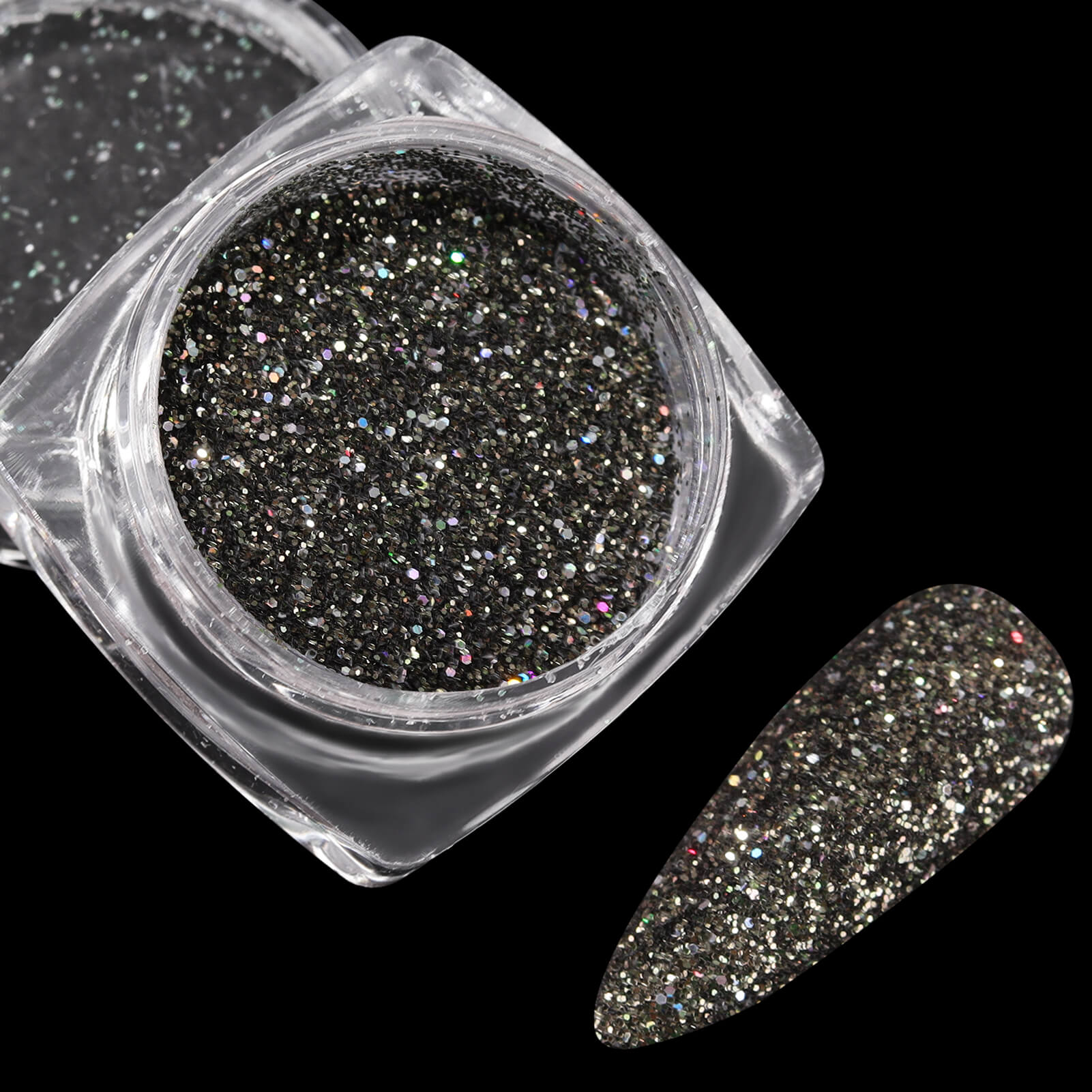 nail-art-sugar-black-crystal-glitters